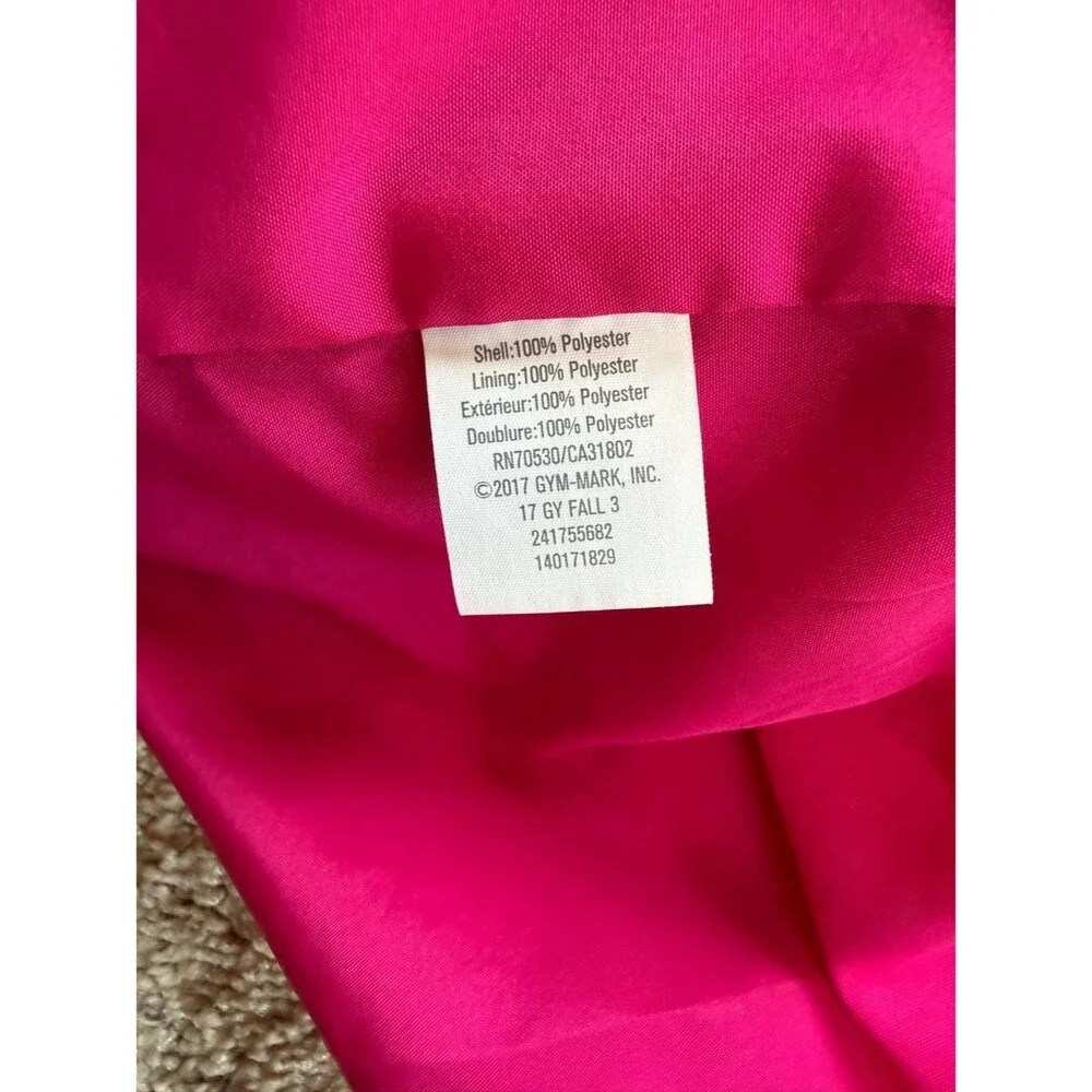 Gymboree Girls Magenta Pink Lace Floral Dress Short Sleeve Holiday Party Size 7